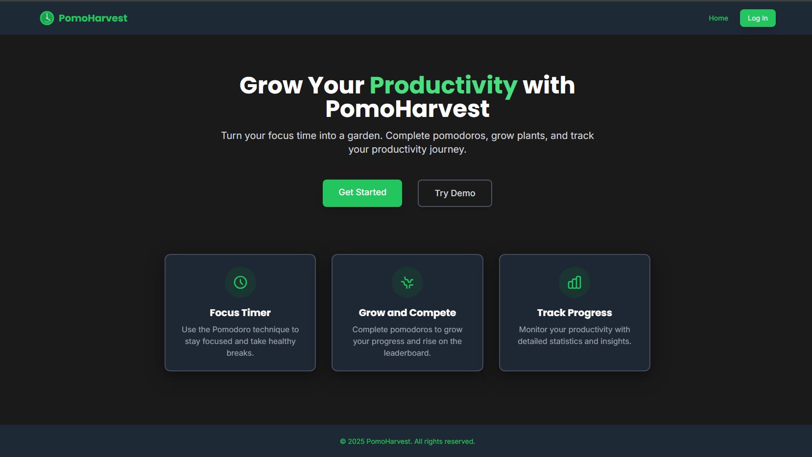Pomodoro Website Future Project